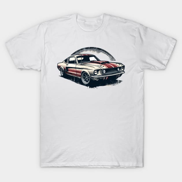 Ford Mustang GT T-Shirt by Vehicles-Art